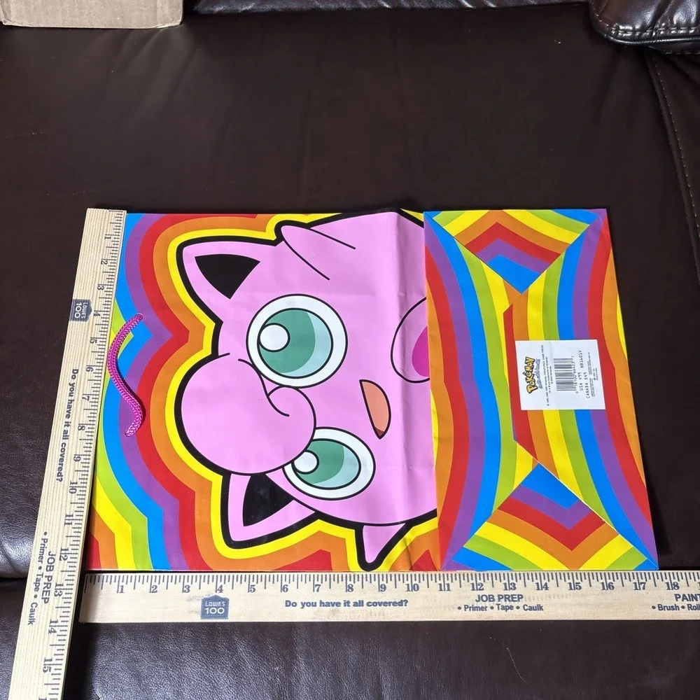 Vintage 2000 Pokemon Gift Bag Jigglypuff‎ Nintendo American Greetings Party Bag